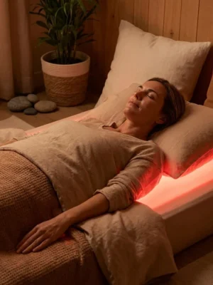 Te ofrecemos una sesión de descanso profundo guiado con Vital Bed, pensada para estrés y cansancio acumulado, utilizando cama antioxidante de luz roja en una experiencia de bienestar segura y reparadora.